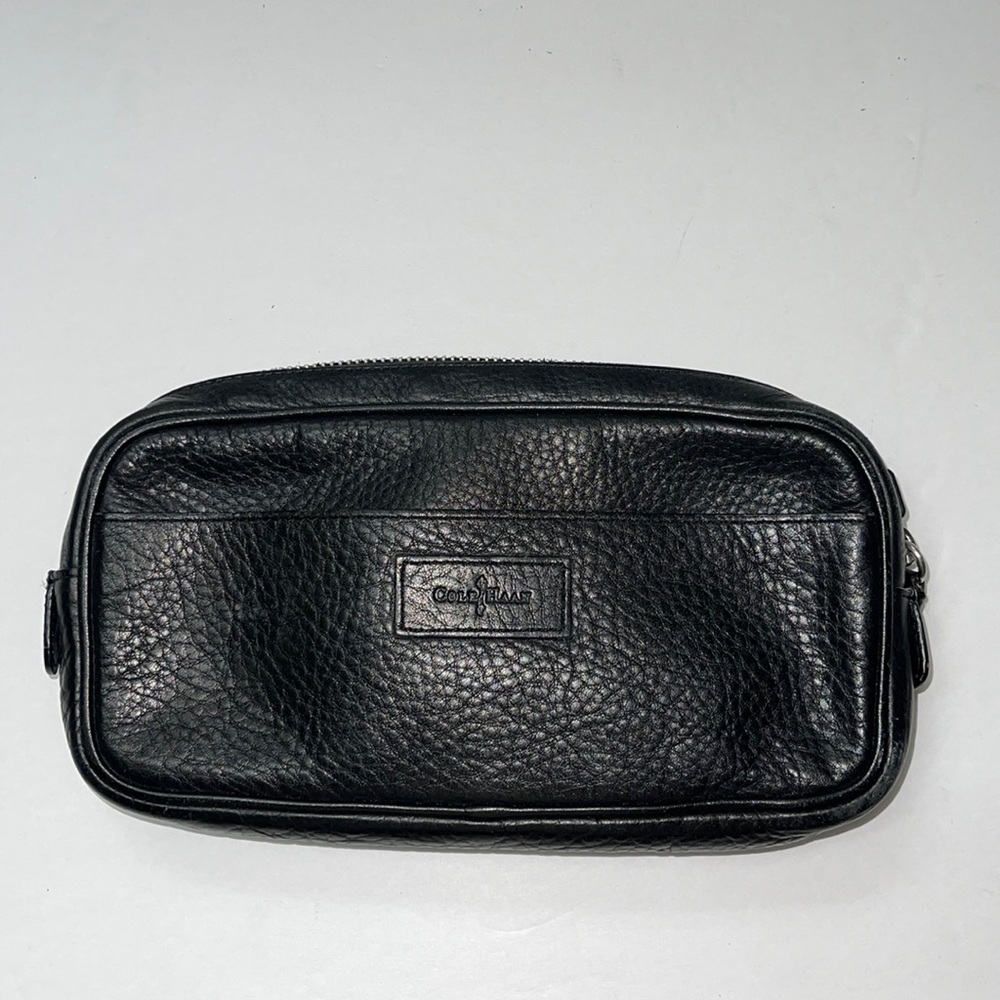 Black Cole Haan leather pouch